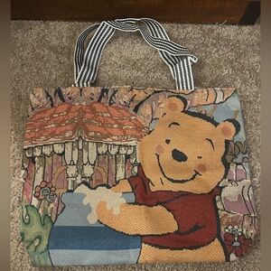 Winnie the Pooh Carpet Tapestry Tote Bag - NWOT